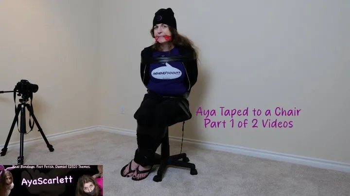 Ayascarlett - Aya Scarlett - Part 1 - Aya Taped to a Chair