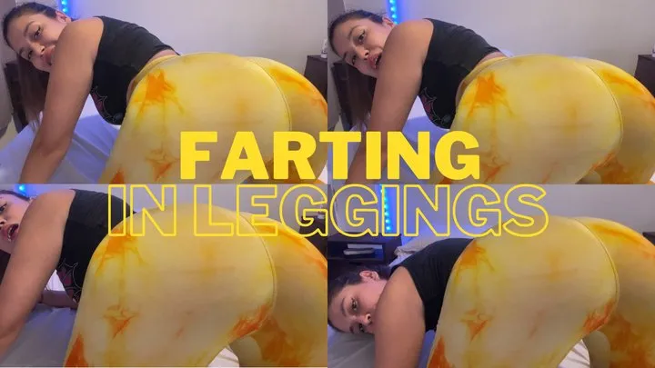 Skyedgirl - Farting in yellow leggings