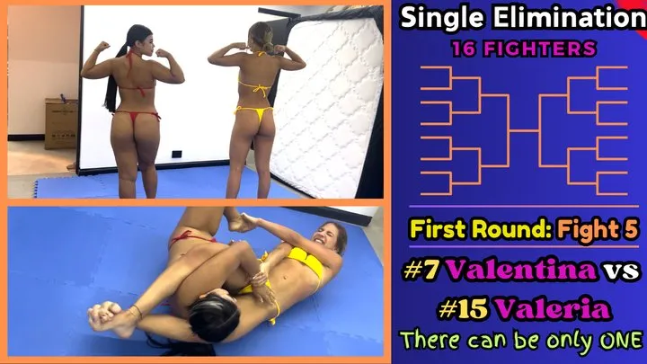 Kink Sports - Fight 5 - 16 Person Elimination Tournament - Valentina vs Valeria