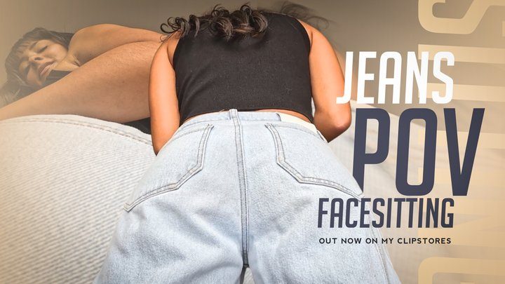 Mistress Enola Fetish - Jeans Face-Sitting - You're My Seat - Mistress Enola POV ( 4K )