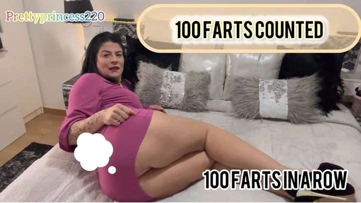 Prettyprincess - 100 farts counted and followed