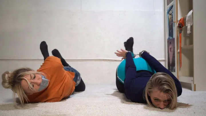 Altgirlsbound - 4030 Belle and Layla in Handcuffed Duo
