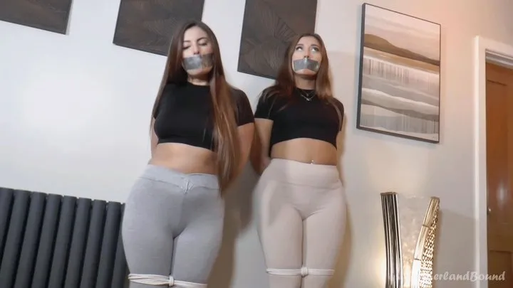 Borderland Bound - Sofia & Ava in: Their Holiday 'Secret Admirer' Has Some Fun in Store - But How Will the Tied & Mouth Taped Vixens 'Wear it' for Him??