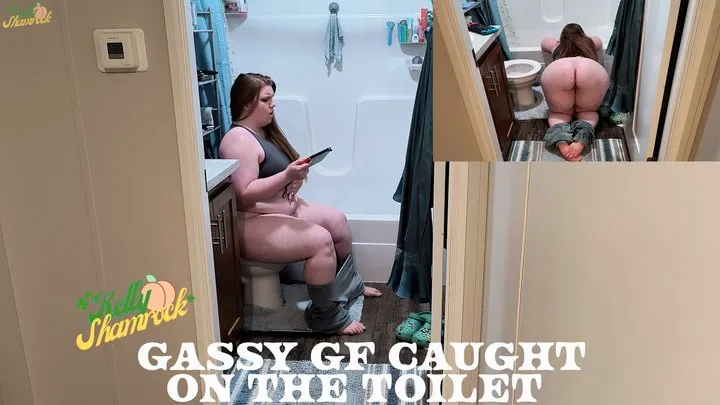 Kelly Shamrock - Gassy GF Caught On The Toilet