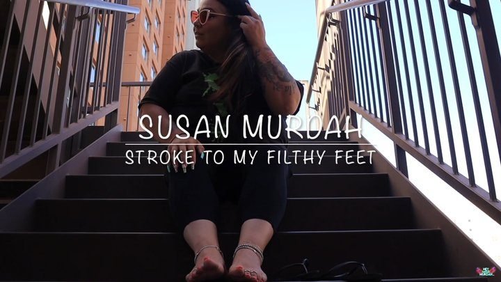 Secretly Smelling Miss Murdah - Stroke To My Filthy Feet HD