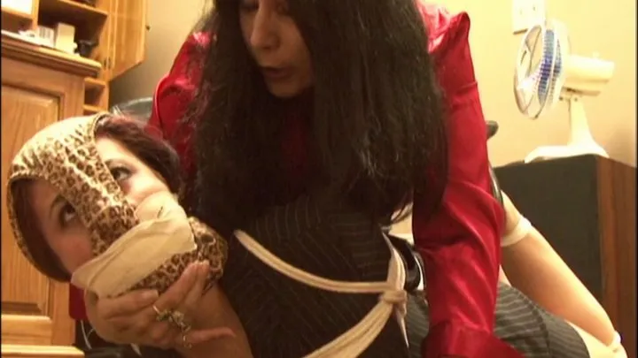 Gina Rae Michaels Bondage - The Office Ladies Make a Bondage Bet