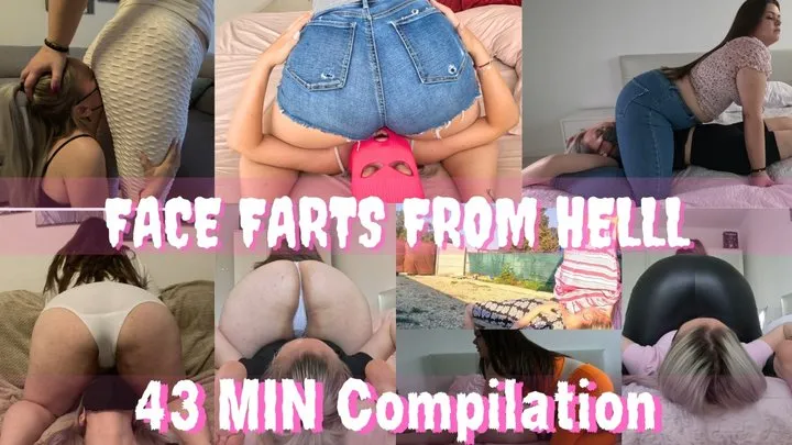 Yourfantasy6190 - 43 Minutes of Face Farting Hell Compilation
