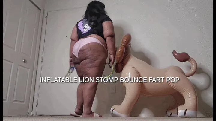 The Rabbit Hole - INFLATABLE LION STOMP BOUNCE FART POP