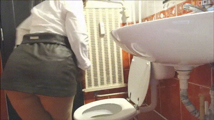 Rebel Chick - Leaving in the middle of a job interview to take a huge dump ~ The humiliation! WMV