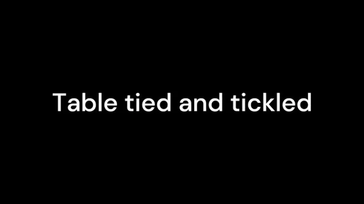 Boundcuties - Table tied and tickled WMV