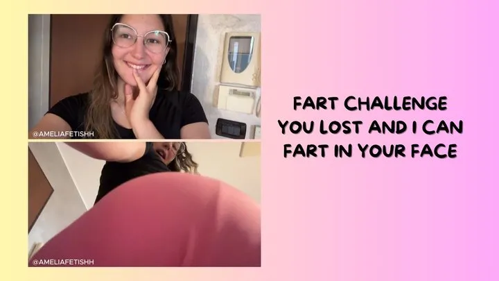 Ameliafetishh - FART CHALLENGE - FACE FARTING