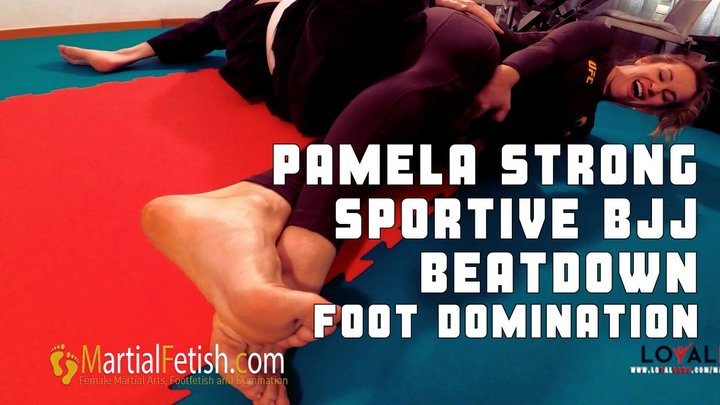 Martial Fetish - Pamela sportive bjj beatdown foot domination