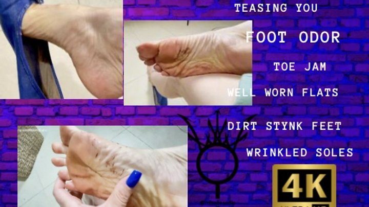 Empressmbellashoeplay - Flats Dijean well worn stinky toe jam