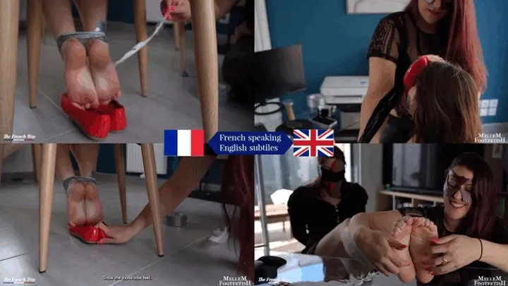 The French Way Tickling - Punishing tickles - the sensual torment of the stinking secretary 1080p - TICKLING - FOOT TICKLING - SMELL FETISH - FOOT SMELLING - DOMINATION