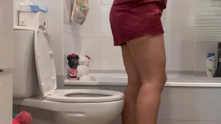Prettyprincess - My ass exploding in toilet with farts