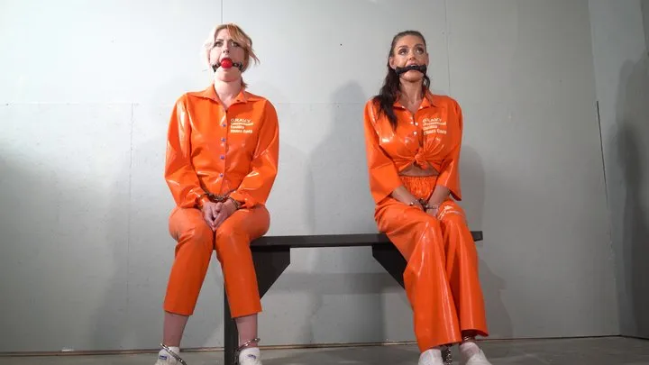Altgirlsbound - 4161 Amber and Emma in Latex Prisoner Transfer