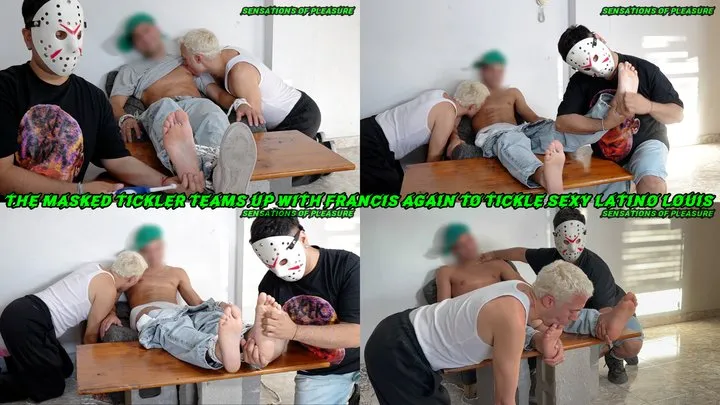 Sensations Of Pleasure - The Masked Tickler Teams Up With Francis Again To Tickle Sexy Latino Louis