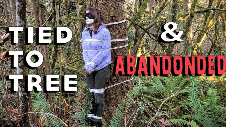 Lizzie Locked Up - Tied to a tree and abandonded