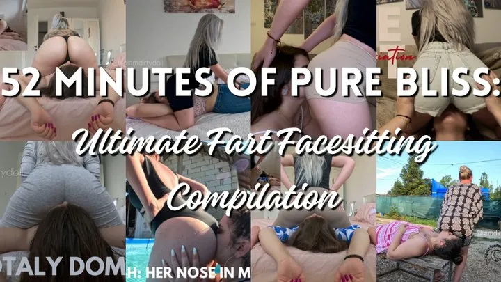Iamdirtydoll - 52 Minutes of Pure Bliss: Ultimate Fart Facesitting Compilation