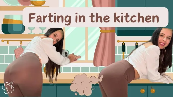 Jasmine01s - Farting in the kitchen