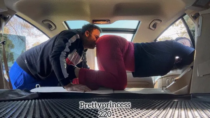 Prettyprincess - Face farting on car 2