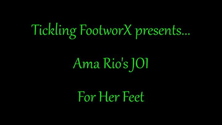 Tickling Footworx - Ama Rios JOI for Her Feet