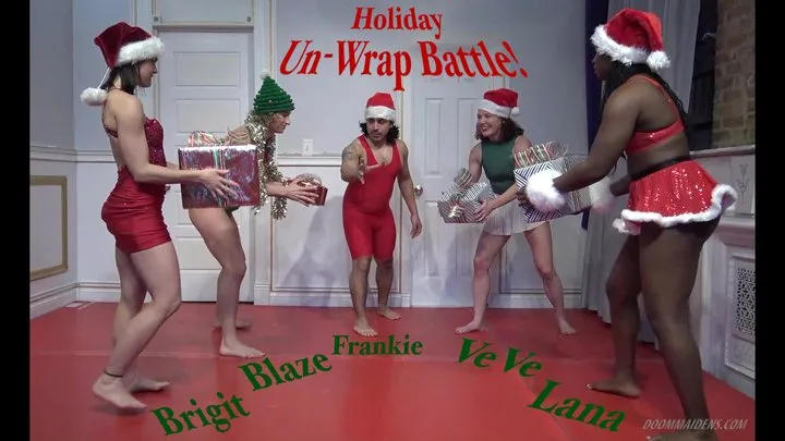 Doom Maidens Wrestling - Holiday Un-wrap Battle and Punishment Round: VeVe, Lana Luxor, Big Boss Blaze, Brigit Heart (Dec 2024)