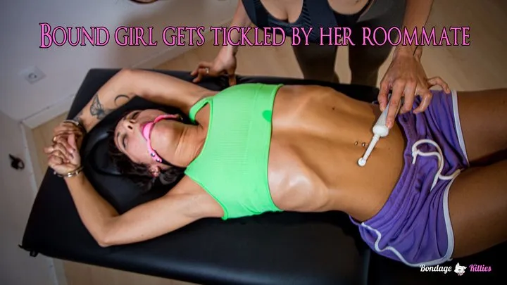 Bondage Kitties - Bound Girl Gets Tickled by Her Roommate - Spanish (sub:English), WMV, HD720