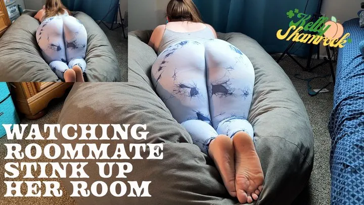 Kelly Shamrock - Watching Roommate Stink Up Her Room