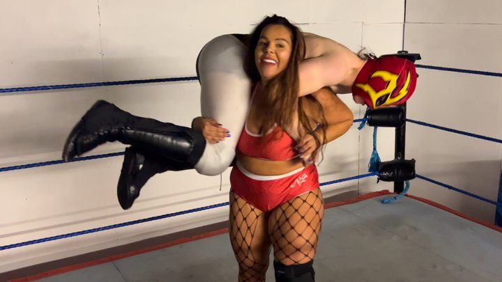 Power Girls Pro Wrestling - Mixed wrestling (power bombs, lifts, suplexs and bearhugs)