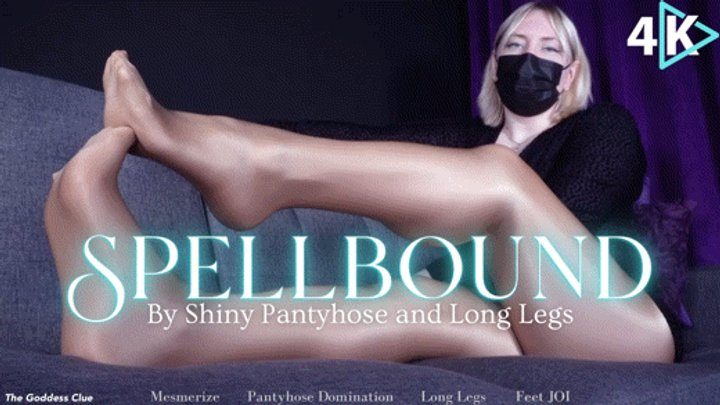 The Goddess Clue Clip Store - Spellbound by Shiny Pantyhose and Long Legs - 4K - The Goddess Clue, Mesmerizing Glossy Pantyhose and Long Beautiful Legs Demand your Orgasm, Mental Domination, Pantyhose Domination Foot Fetish and JOI