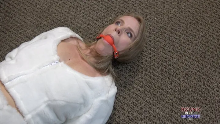 Bound In The Midwest Did - Claire Irons Wrapping Herself Up For Christmas