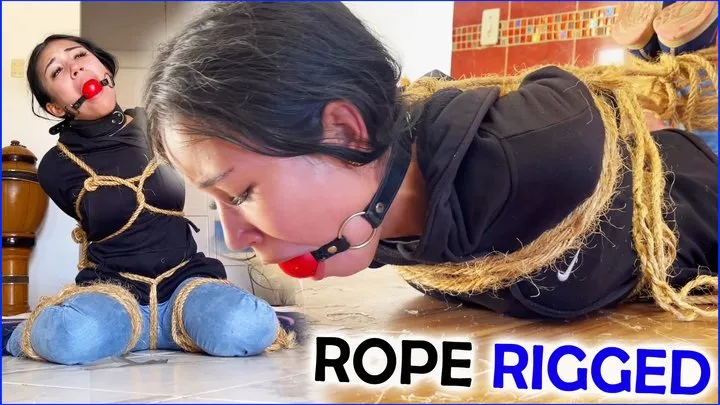 Bondage Collections By Selfgags - Rope Rigged and Heavily Restrained by Rough Rogues (FULL SESSION) (high res mp4)