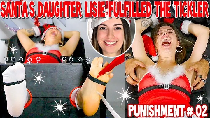 Tickle Frenchtickling  Store - SANTA'S DAUGHTER LISIE FULFILLED THE TICKLER ON THE TABLE - HD WMV