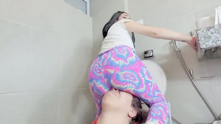 Fetish Factory Brazil Farting - FARTING WITH POWER IN THE SLAVE INSIDE THE PUBLIC BATHROOM - BY BABE - CLIP 3