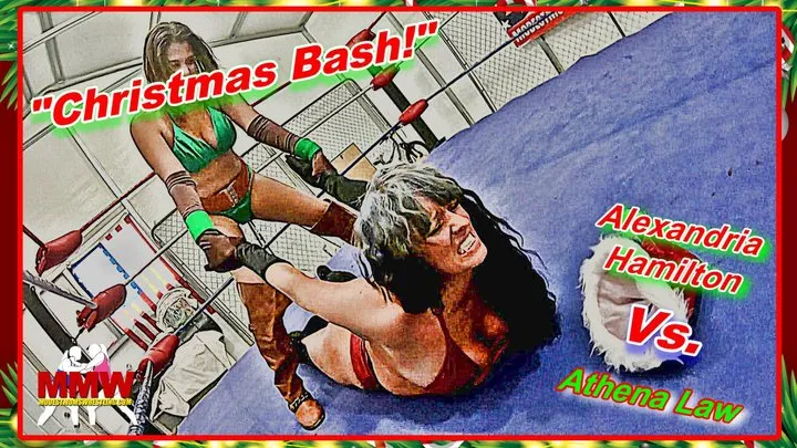 Modest Moms Wrestling - Christmas Bash! WMV