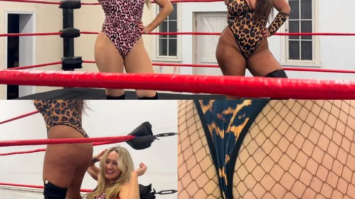 Nadia Sapphire - Blonde vs brunette Stinkfaces and crotch busting
