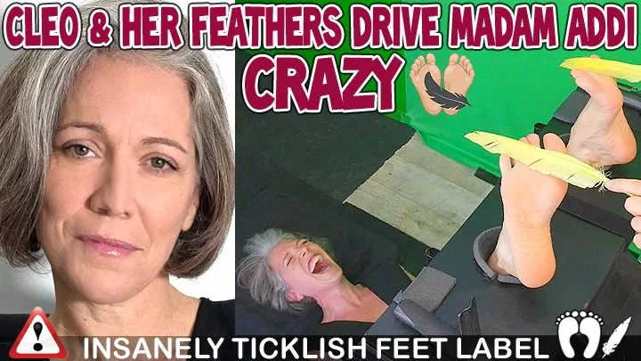 Tickle Frenchtickling  Store - CLEO & HER FEATHERS DRIVE MADAM ADDI CRAZY - FULL HD MP4