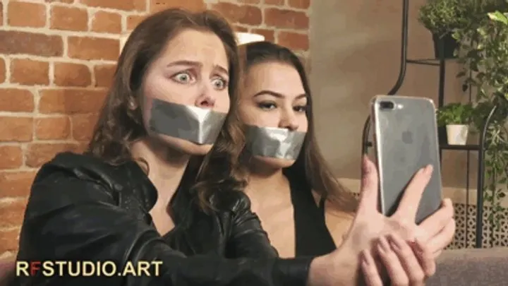 Rf Studio Production - Leya and Xena - A Playful Tale of Two Beauties in Tape Bondage (UHD 4K MP4)