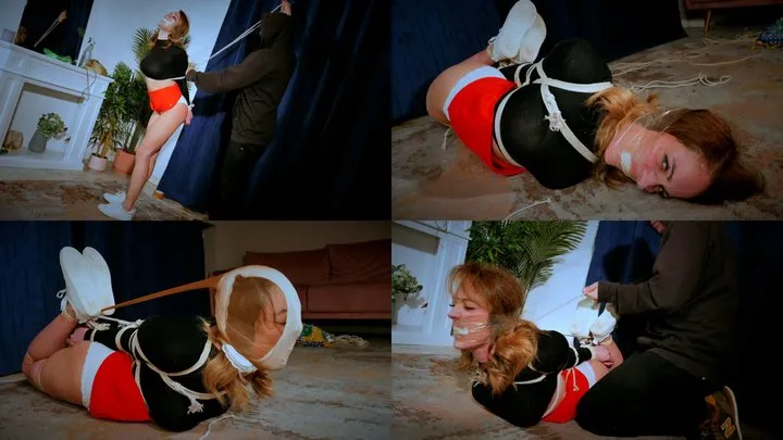 Alba Loves Bondage - Alba - Home Invasion Hogtie (MP4 FULL HD 1080p)