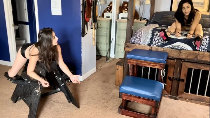 Tied Tales - Tied Talette from Bondage Discovery MP4-Indica Jane and Sushi Xhyvette stumble upon a bondage dungeon