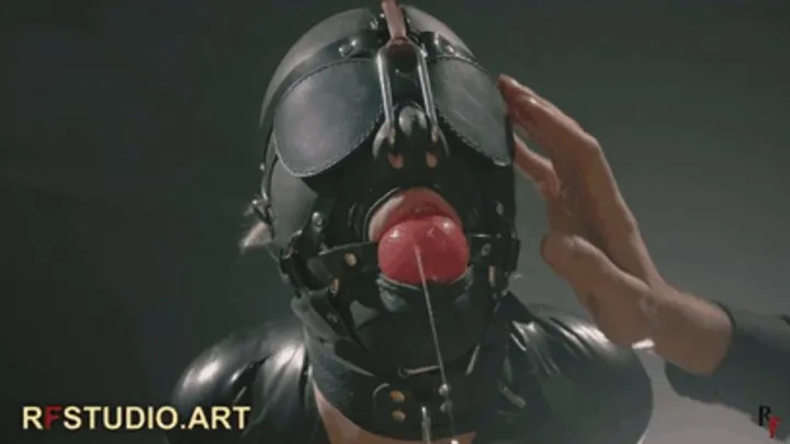 Rf Studio Production - Elli - Tight PVC Mummification and Suspension - Full Process Shown in Detail (FULL HD MP4)