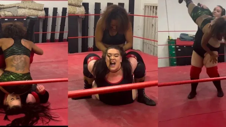 Nadia Sapphire - Hard hitting, competitive women wrestling