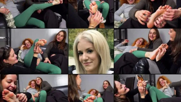 Bizarre Foot Tickle Interrogations - Monique Sprained Foot Tickle Check