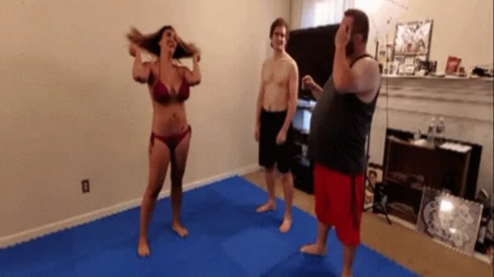 Live Mixed Wrestling - LMW 74 Megan Jones loses her DD's? SD