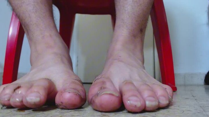 Dangerous Cock  Huge Cumshot 23 - dirty oil feet
