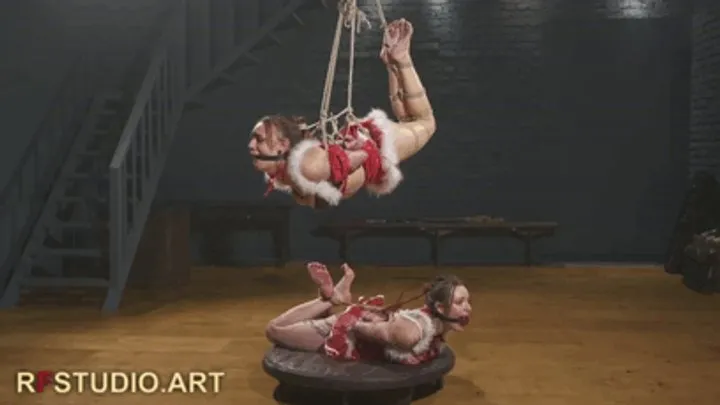 Rf Studio Production - Tilda and Astrid - Double Hogtie One Above the Other (UHD 4K MP4)