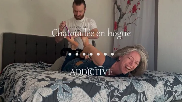 Addictive French Girl - French - Tickled in hogtie