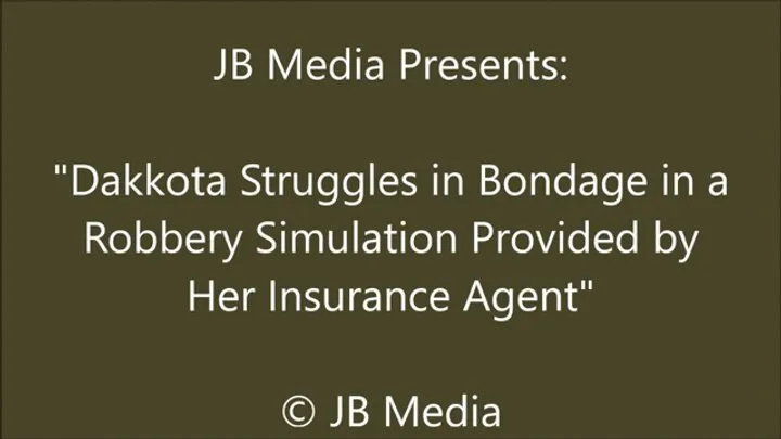 Jb Media - Dakkota Tries to Get a Home Insurance Discount From Her Agent - WMV