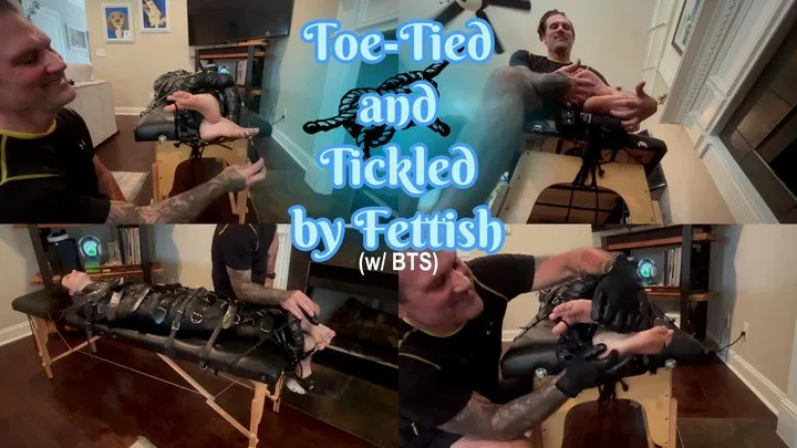 Ditria’s Realm Of Deviancy - Toe-Tied and Tickled by Fettish with BTS 4k | Ditria Rose, in a full-body straitjacket and atop the tickle table, has Derek wreck havoc on her recently beaten feet!